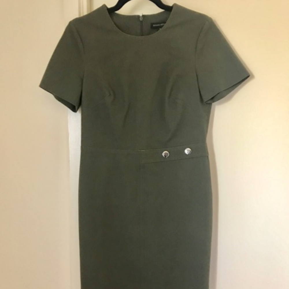 Banana Republic Sheath Dress - Army Green Size 8
